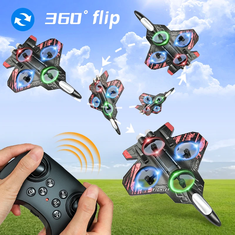 L101 Mini Drone Profesional Foam Airplane 2.4G Remote Control Aircraft EPP Stunt FPV Dron 360° Flip RC Quadcopter Toys For Kids - Image 2