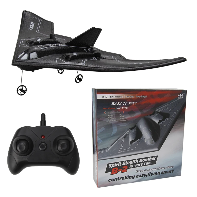 Rc Plane B2 Stealth Bomber 2Ch 34Cm Wingspain Cessna 2.4G Remote Control Airplane Aircraft Drone Toys for Adults Children - Image 2
