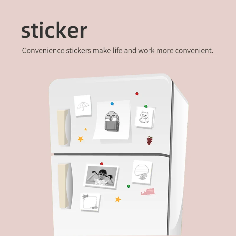 Mini HD Portable Label Thermal Printer Endurance Bluetooth Printer for Student Error Title Note Wrong Pocket Inkless Printing - Image 3