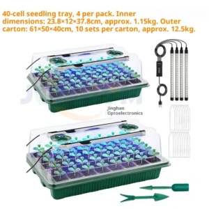 Thickened Bulb Nursery Set 3-piece Small Potted Plant Breathable Valve Seedling Box