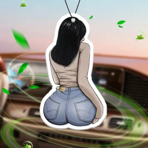 Mysterious Girl Intercontinental Hotel (Hotel Fragrance) Car Air Freshener | Rearview Mirror Pendant & Dual-Purpose Vent Clip | Natural Material Aromatherapy Tablets | Long-Lasting Fragrance for 90 Days | Non-Alcoholic | Not Afraid of the Sun | Designed Specifically for Deodorizing Cars, Wardrobes, and Bathrooms. | Cartoon Animation Pattern | Unisex | Luxury-Grade Fragrance | Five-Star Hotel's Same Ocean Scent