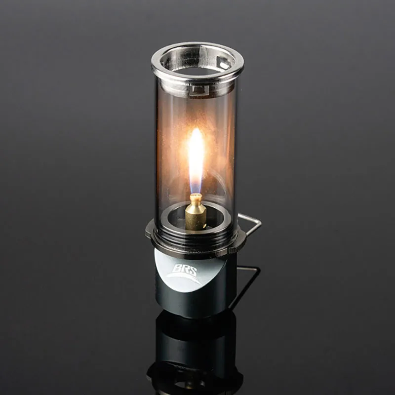 BRS-55 Dreamlike Candlelight Lamp Tent Lighting Equipment Camping Lamp Windproof Gas Candle Lamp Outdoor Camping Lights