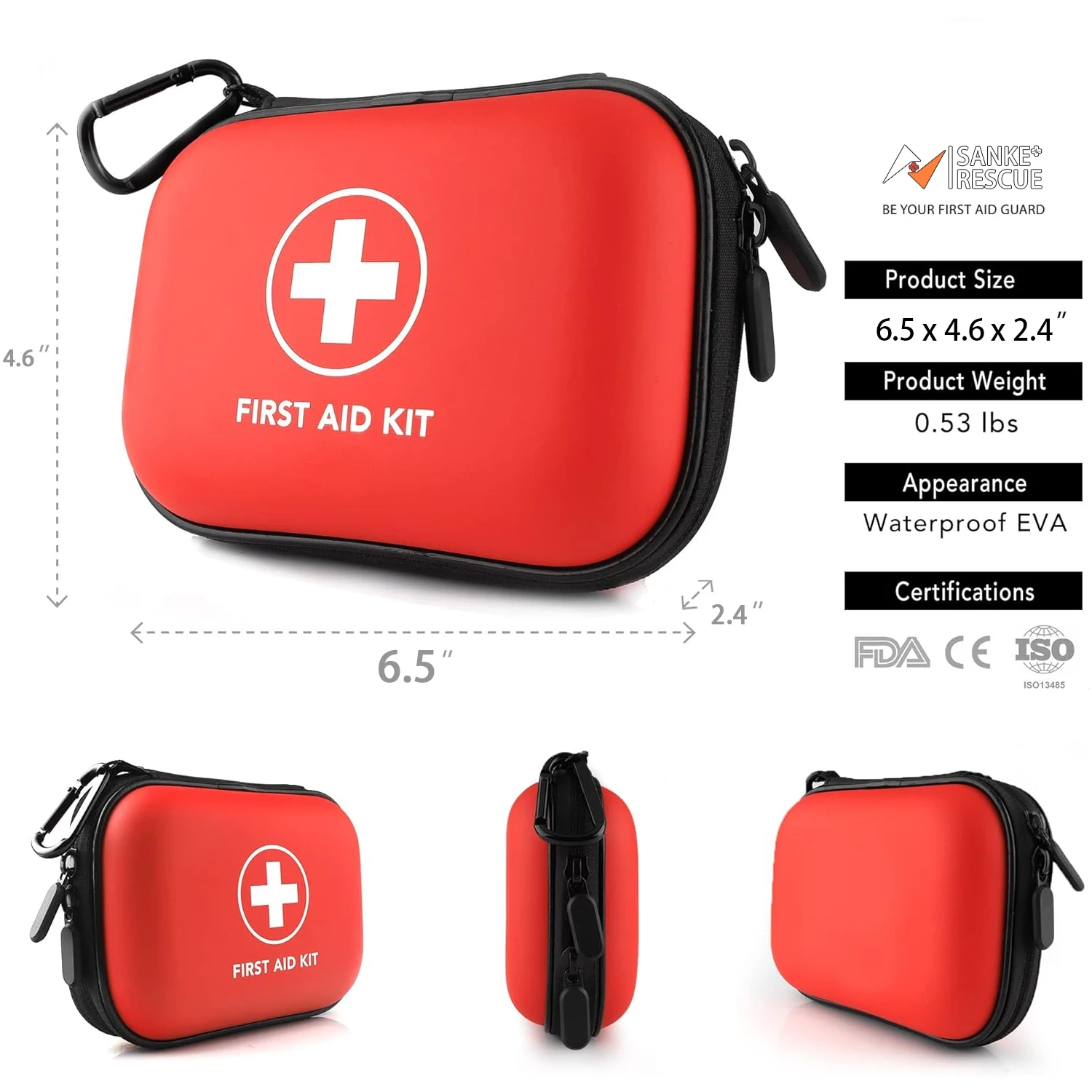 First Aid Kit Multi-purpose Emergency Medical Portable Medical Bag Outdoor Multi-functional Home Emergency edc Camping Hiking - Image 3