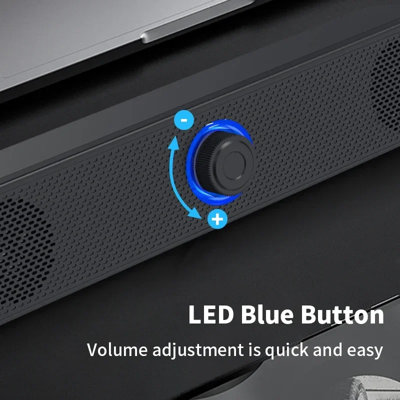 PC Soundbar Wired and Wireless Bluetooth Speaker USB Powered Soundbar for TV Pc Laptop Gaming Home Theater Surround Audio System - Image 4